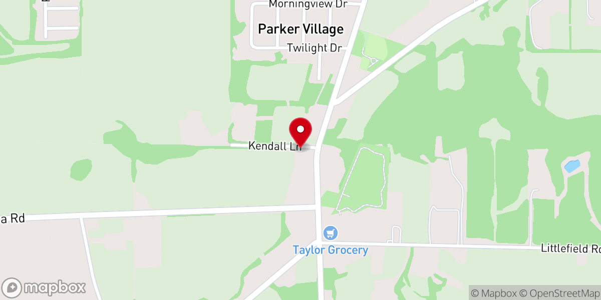 Map showing location of Taylor Methodist Church