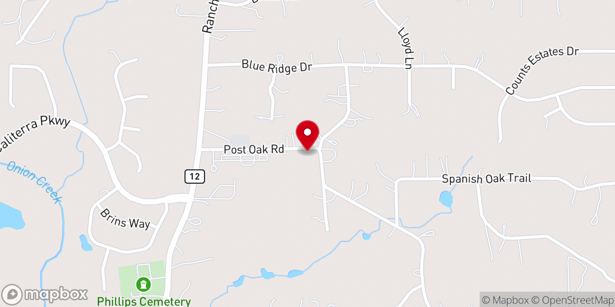 Map showing location of St. Martin de Porres Parish Hall