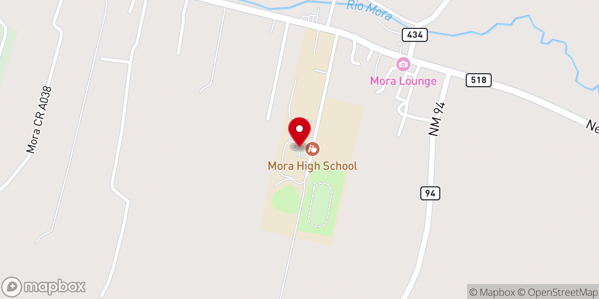 Map showing location of El Rito Presbyterian Church