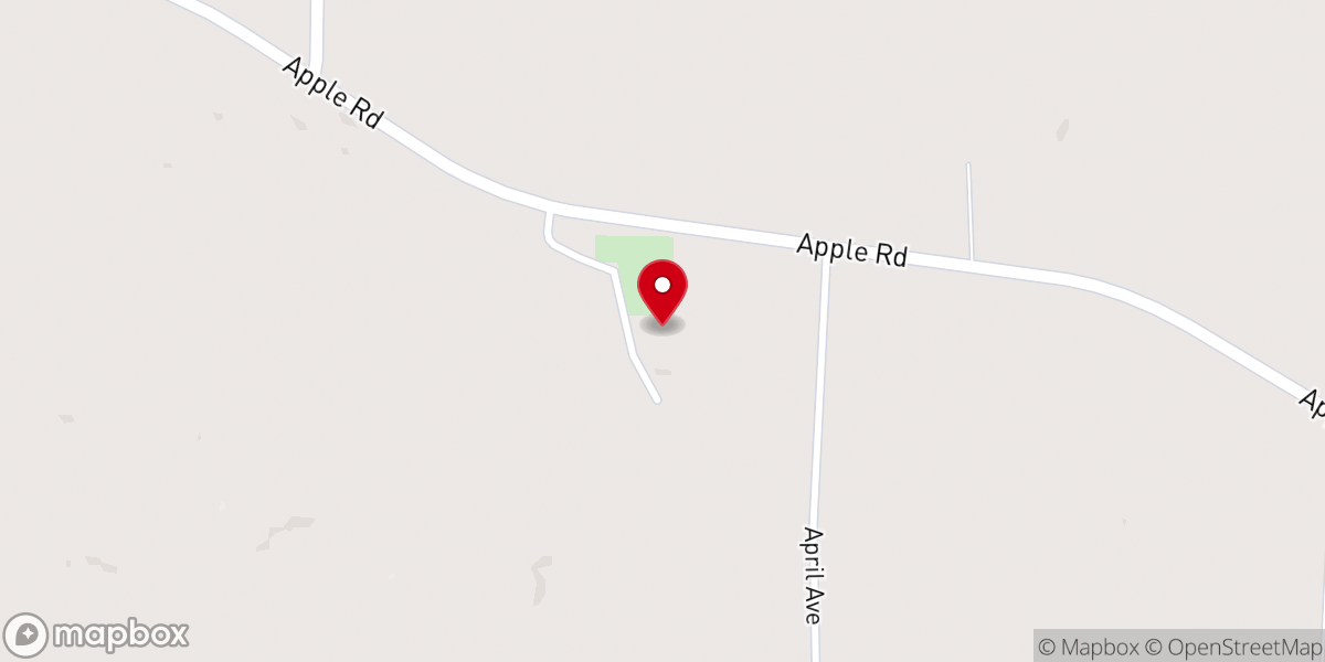 Map showing location of East Clermont Lutheran Church
