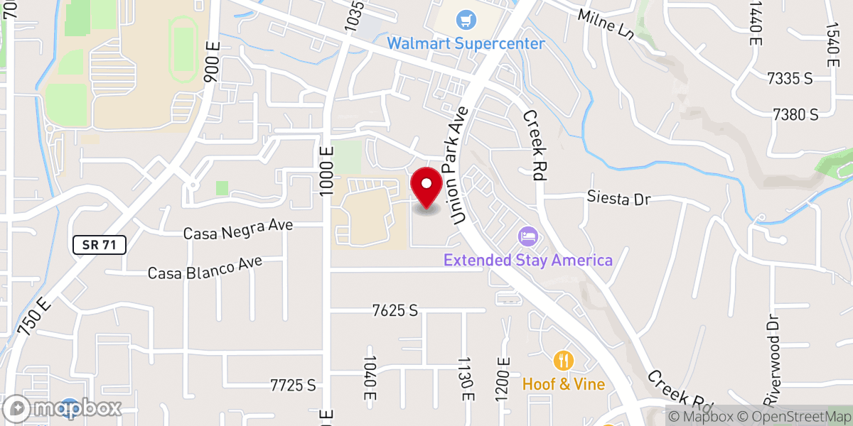 Map showing location of Saint James Episcopal Church Food Bank
