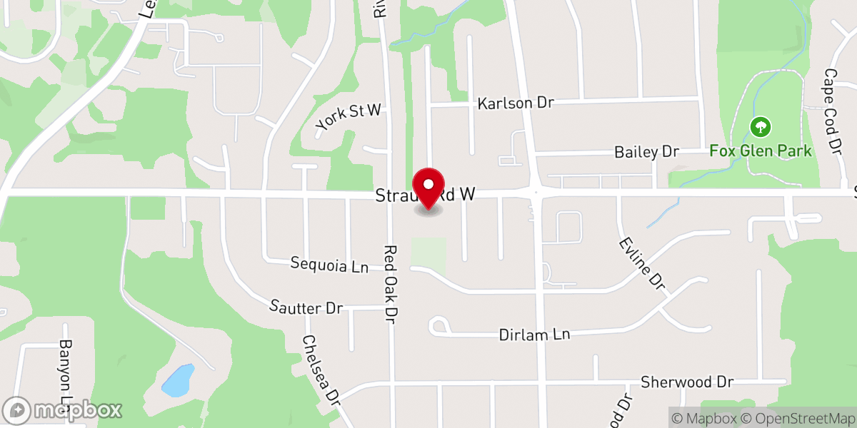 Map showing location of Heart City Church