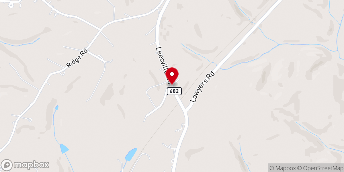 Map showing location of Mount Pisgah C.M.E. Church