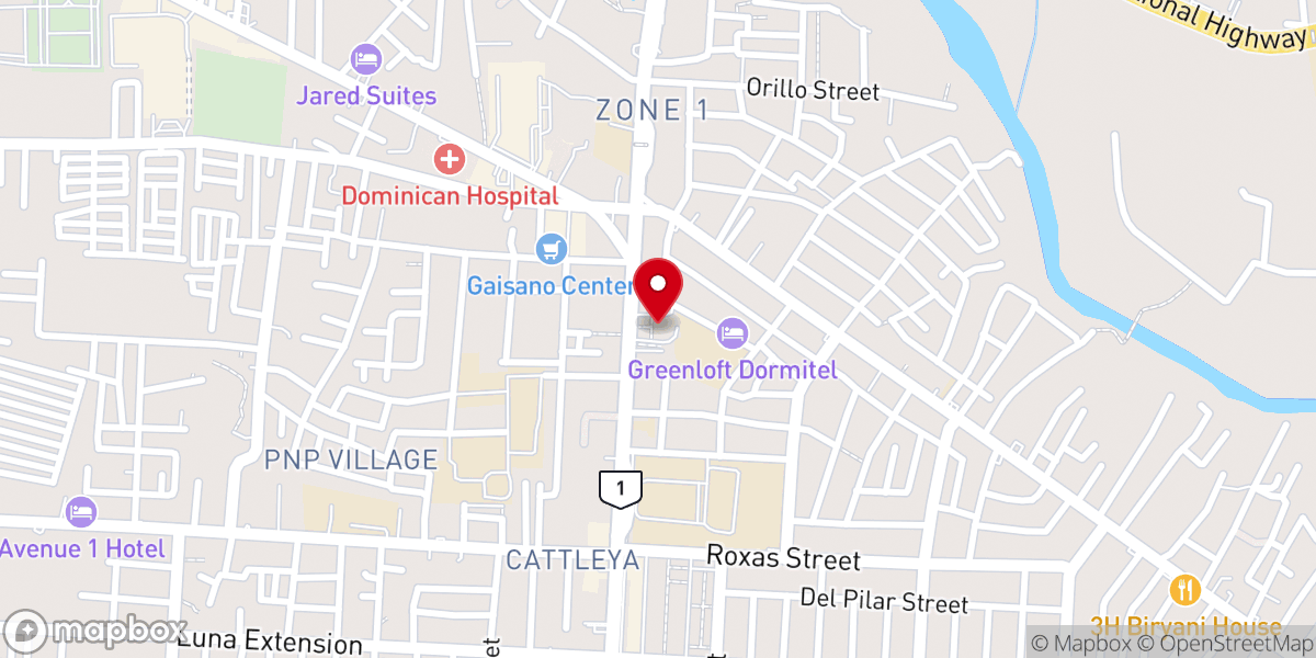 Map showing location of Mary Mediatrix Of All Graces Cathédral