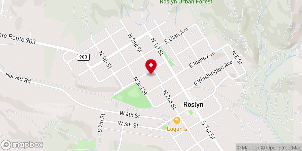 Map showing location of Episcopal Church of the Resurrection