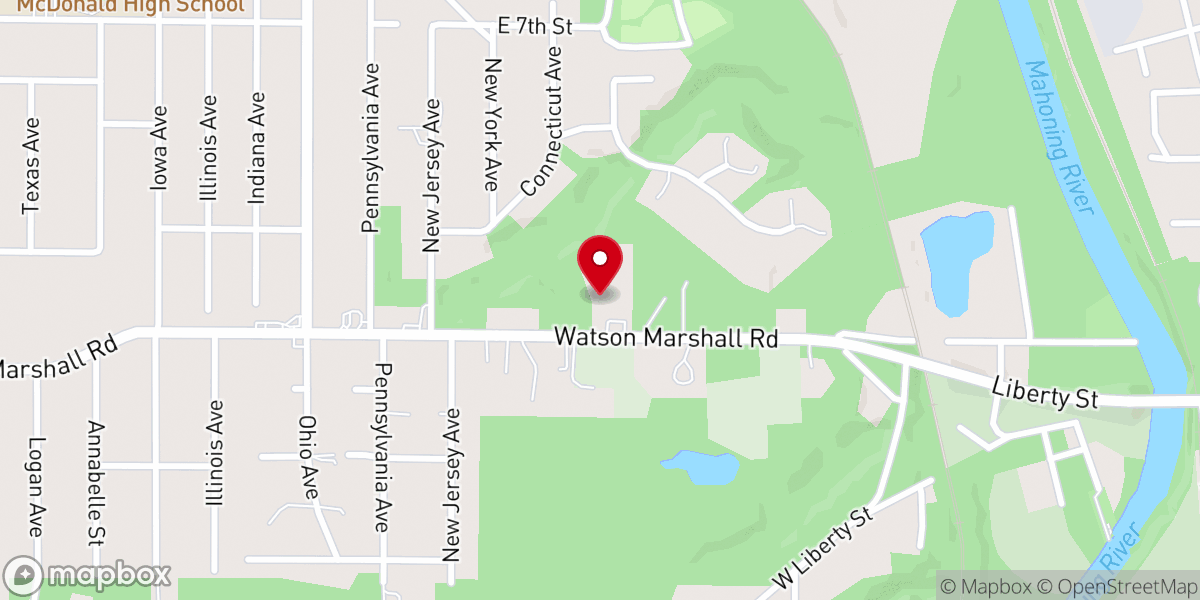 Map showing location of Open Door Community Church