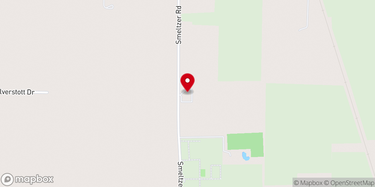 Map showing location of Rise Christian Church