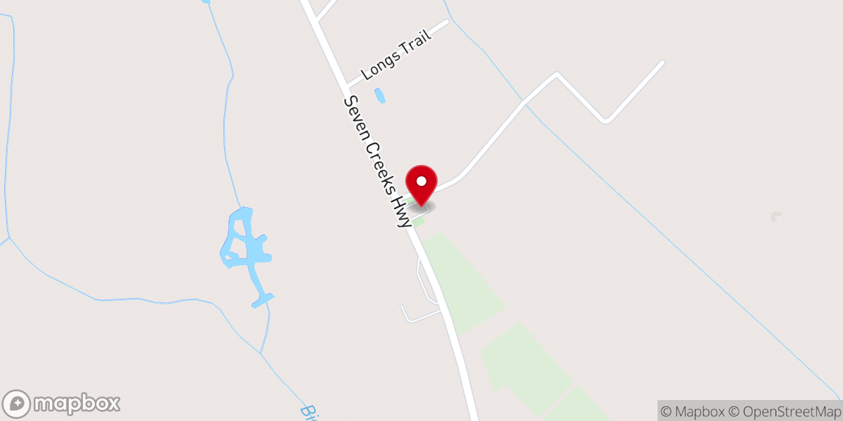 Map showing location of Nakina Pentecostal Holiness Church