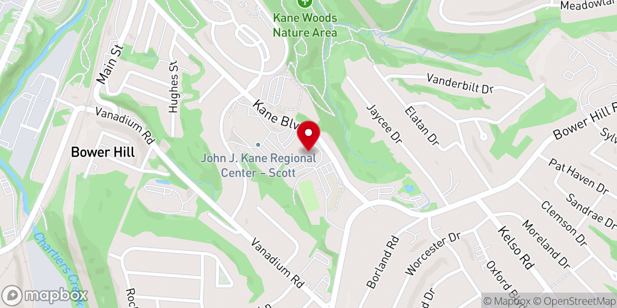 Map showing location of Our Lady of Grace Church