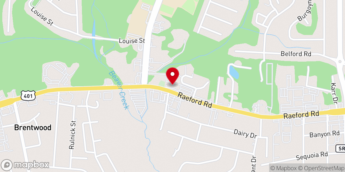Map showing location of Lewis Chapel Missionary Baptist