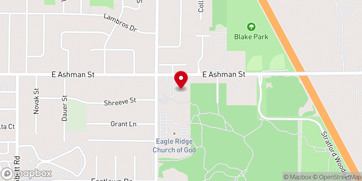 Map showing location of Member of Christ Ministries International