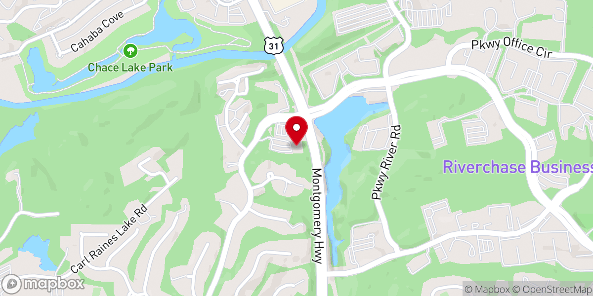 Map showing location of Christ the King Lutheran Church, LCMC