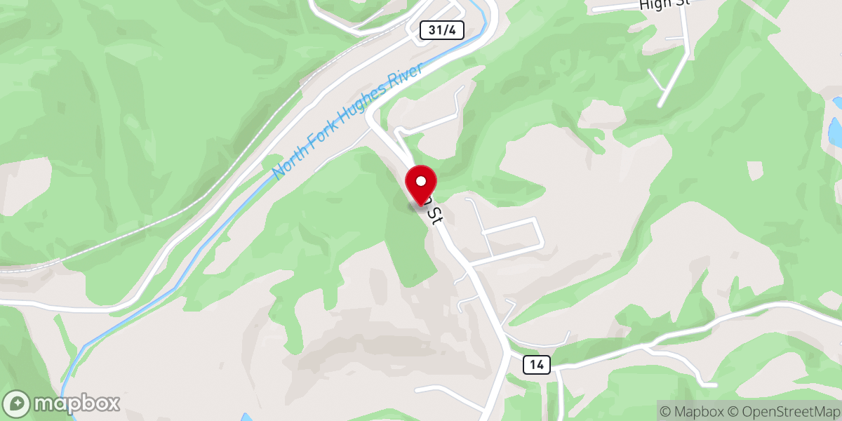Map showing location of Saint Williams Church
