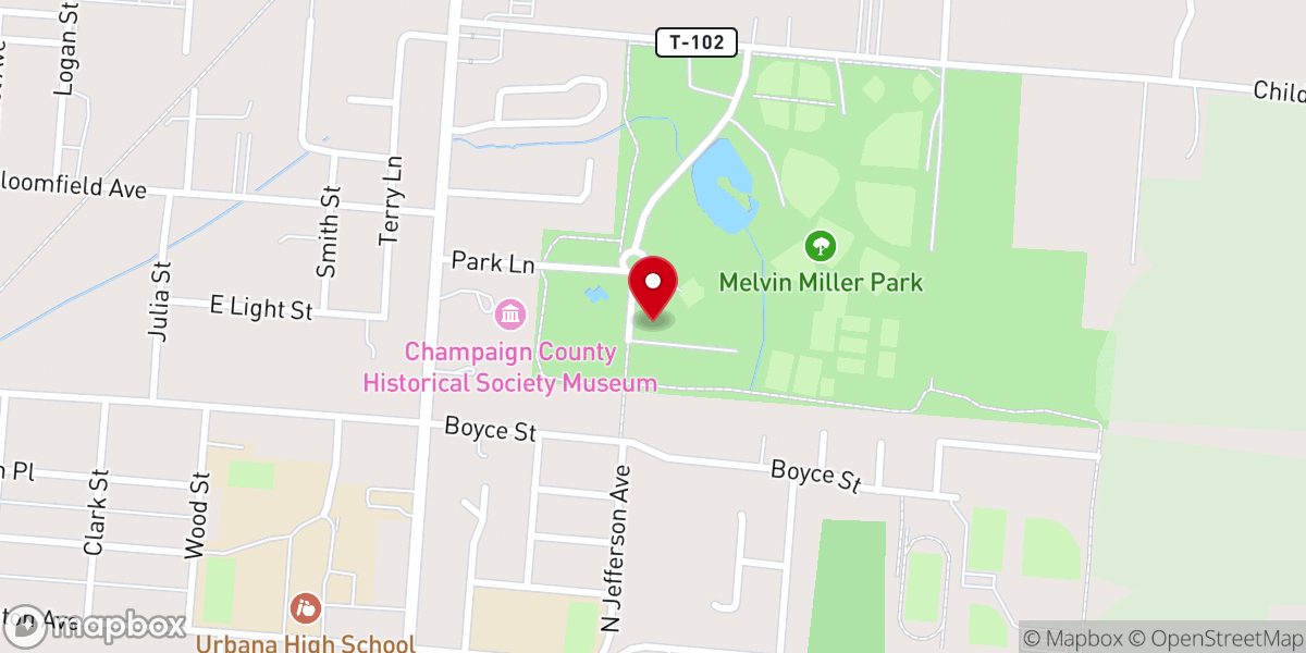 Map showing location of Living Hope Mennonite Church