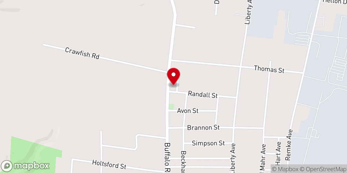 Map showing location of Lawrenceburg Seventh-day Adventist Church