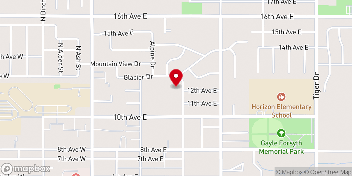 Map showing location of St Paul's Lutheran Church