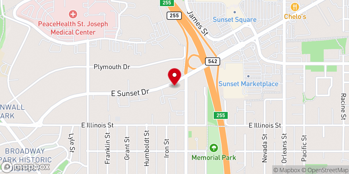 Map showing location of Legacy Church