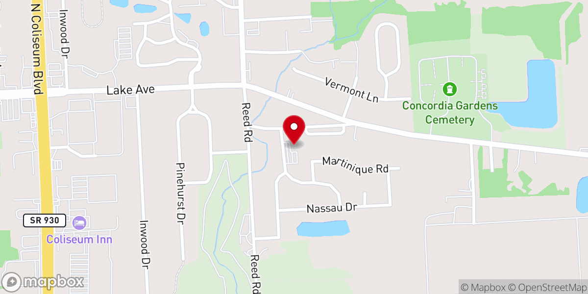 Map showing location of International Restoration Church