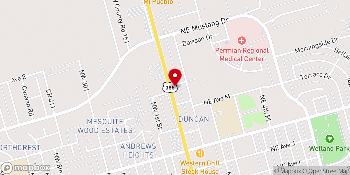 Map showing location of House of Mercy Ministries