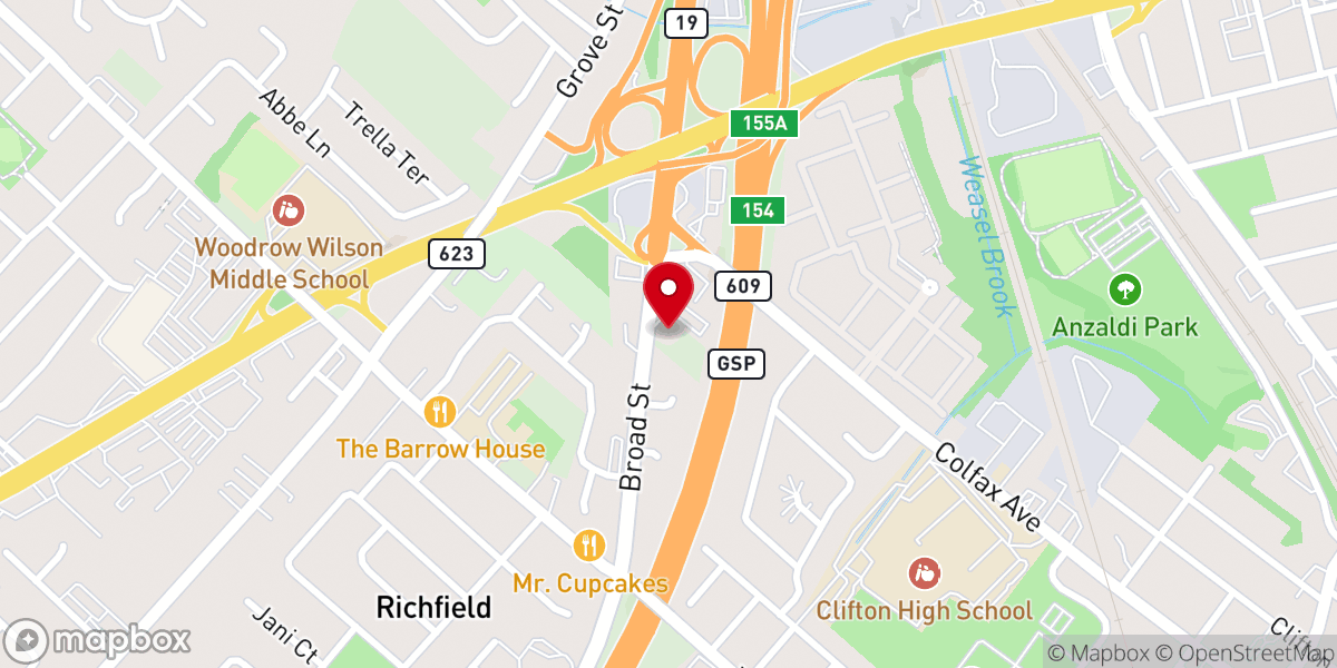 Map showing location of Ukrainian Orthodox Holy Ascension Cathedral