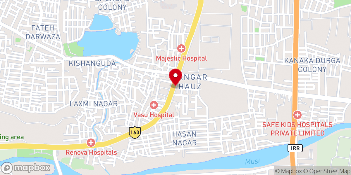 Map showing location of IPC GILGAL PRARTHANA BHAVAN (Malayalam&Telugu)