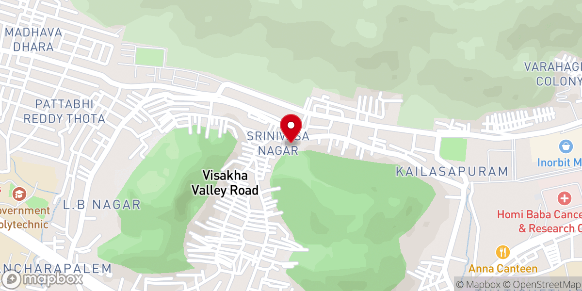 Map showing location of Velanganni Matha Church