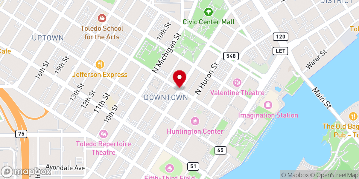 Map showing location of our lady of end coven