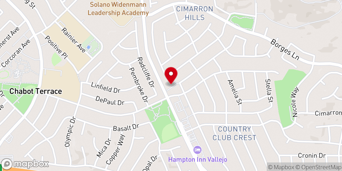 Map showing location of Griffin Drive Church of Christ