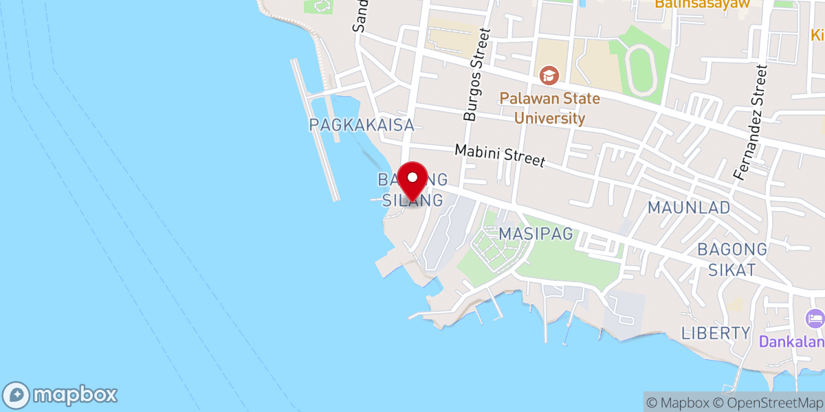 Map showing location of Mission Church (Reformed)