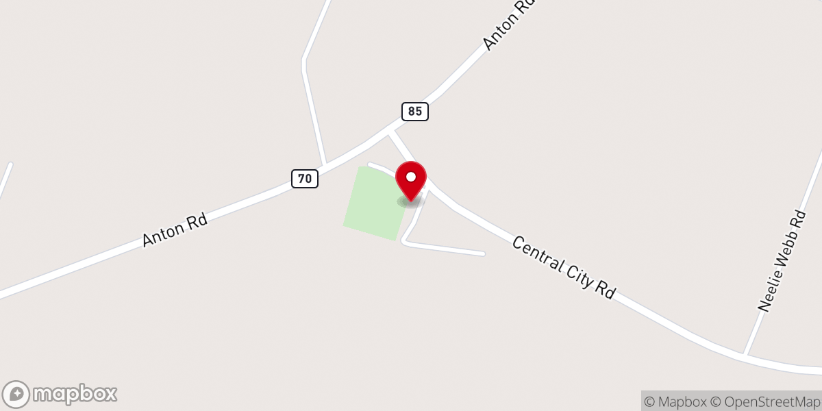 Map showing location of Bethlehem Church