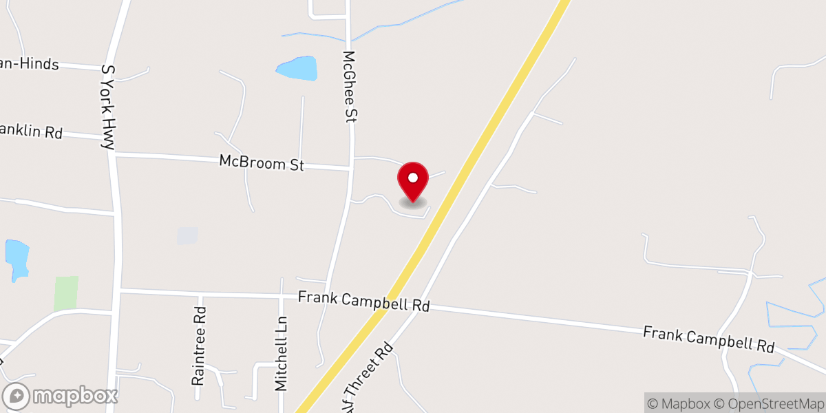 Map showing location of Jamestown Seventh-day Adventist Church