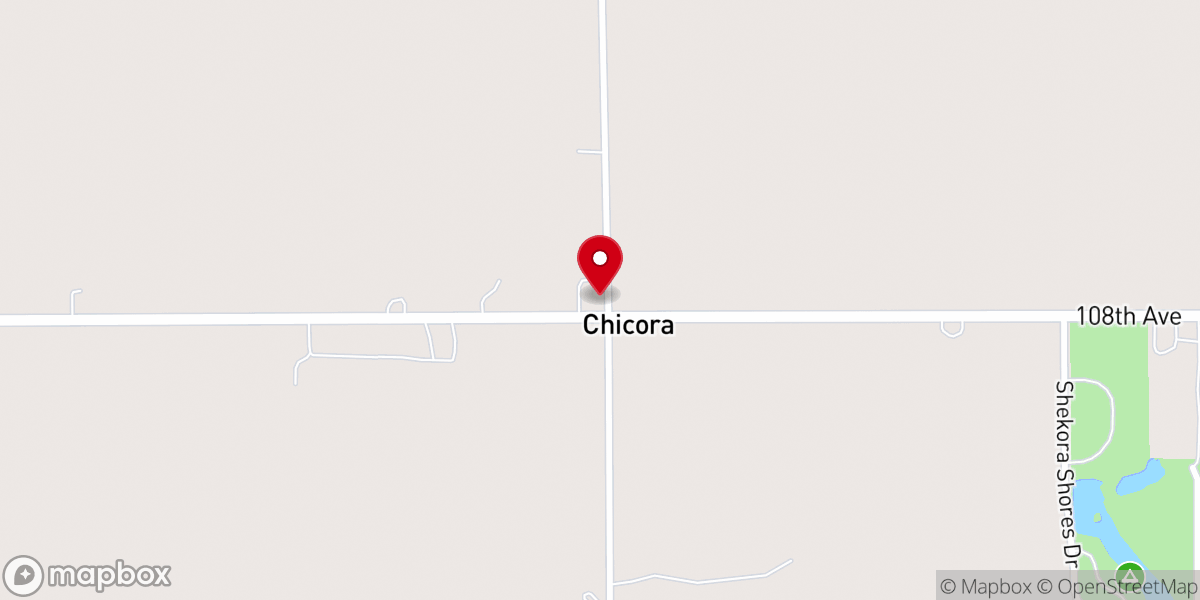 Map showing location of Chicora Country Chapel