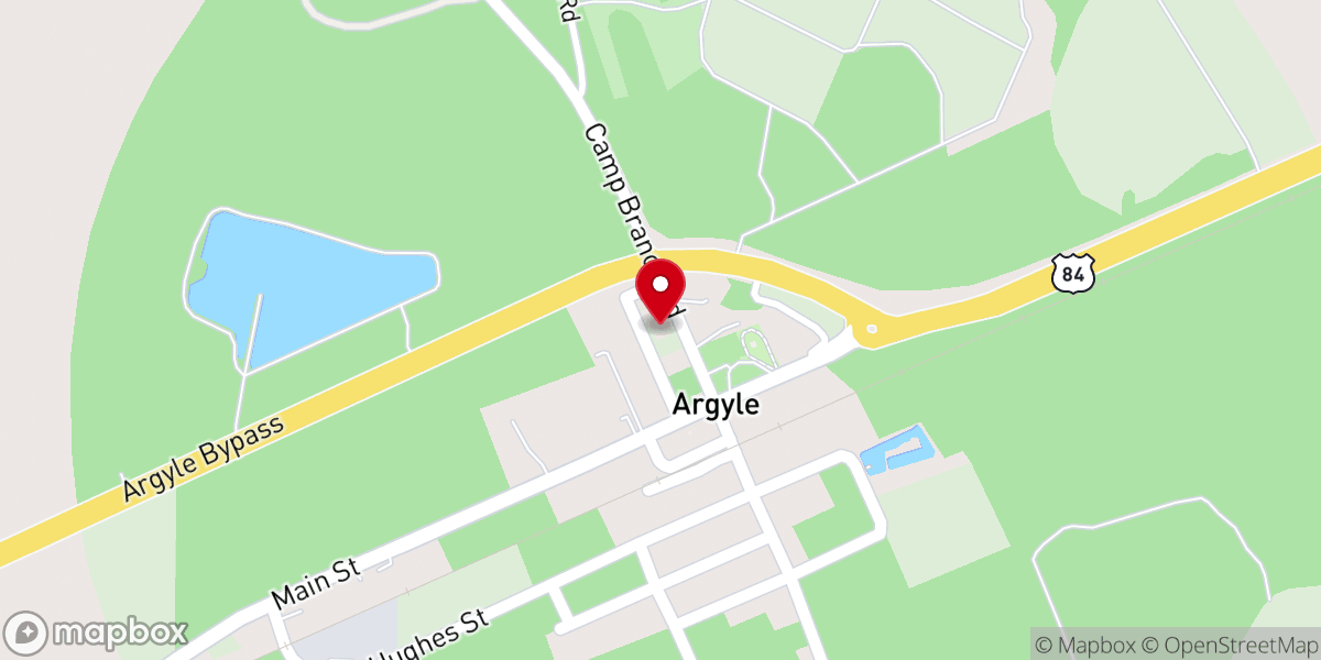 Map showing location of Place of Blessings Church of God