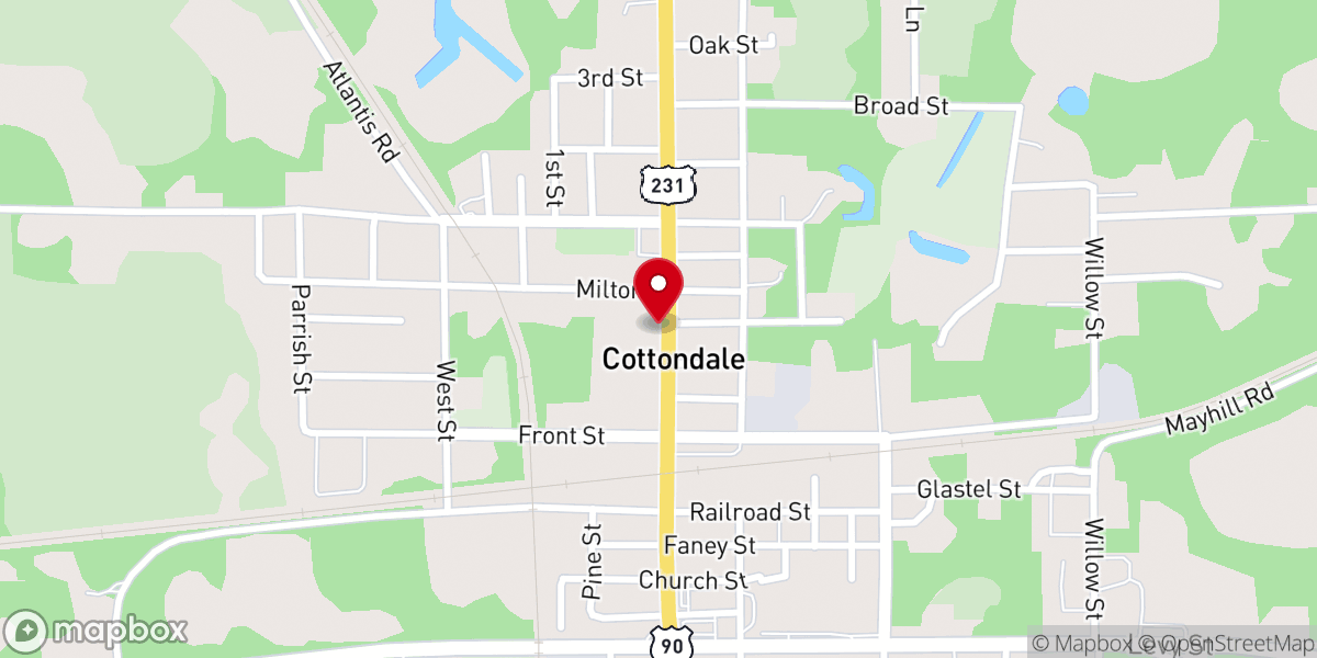 Map showing location of Living Word Church of God by Faith