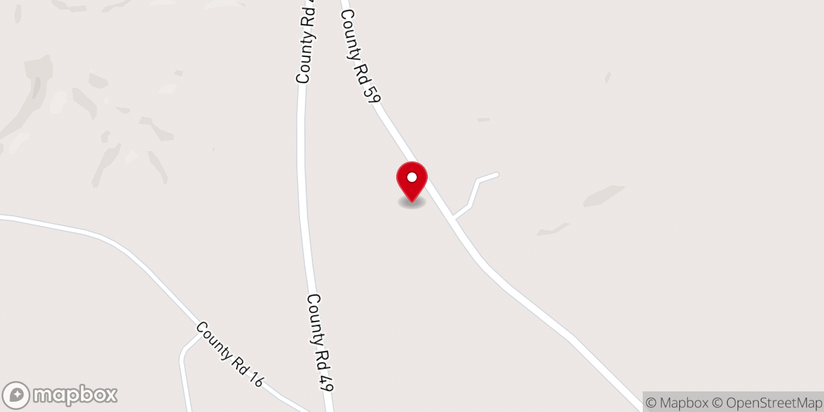 Map showing location of Living Free Ministries