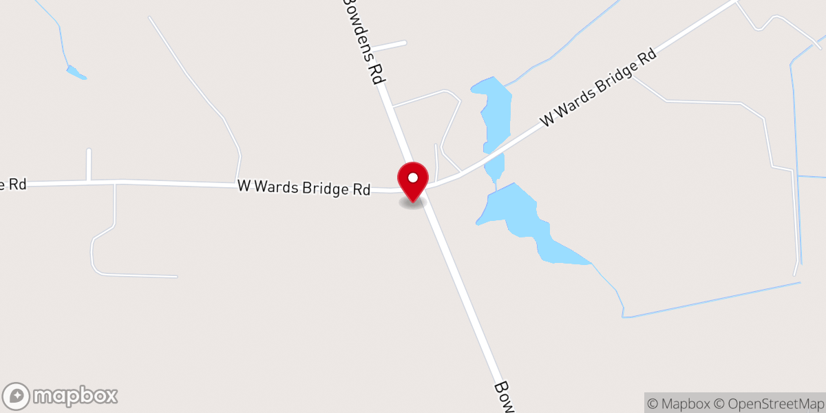 Map showing location of Unity Methodist Church