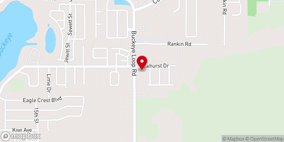 Map showing location of Greater Works Ministries of Winter Haven Inc