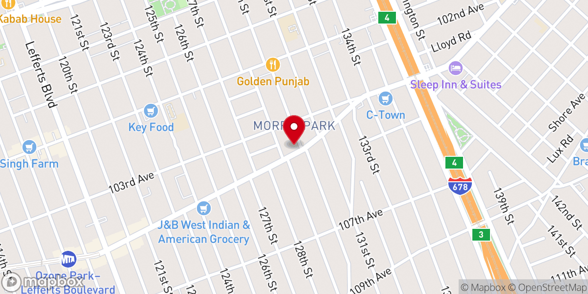Map showing location of Holy Ghost Revival Inc