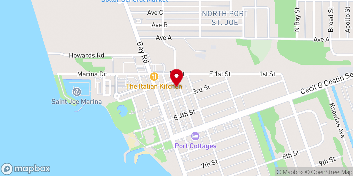 Map showing location of Two Fish Food Market