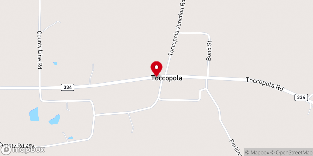 Map showing location of Lebanon Presbyterian Church