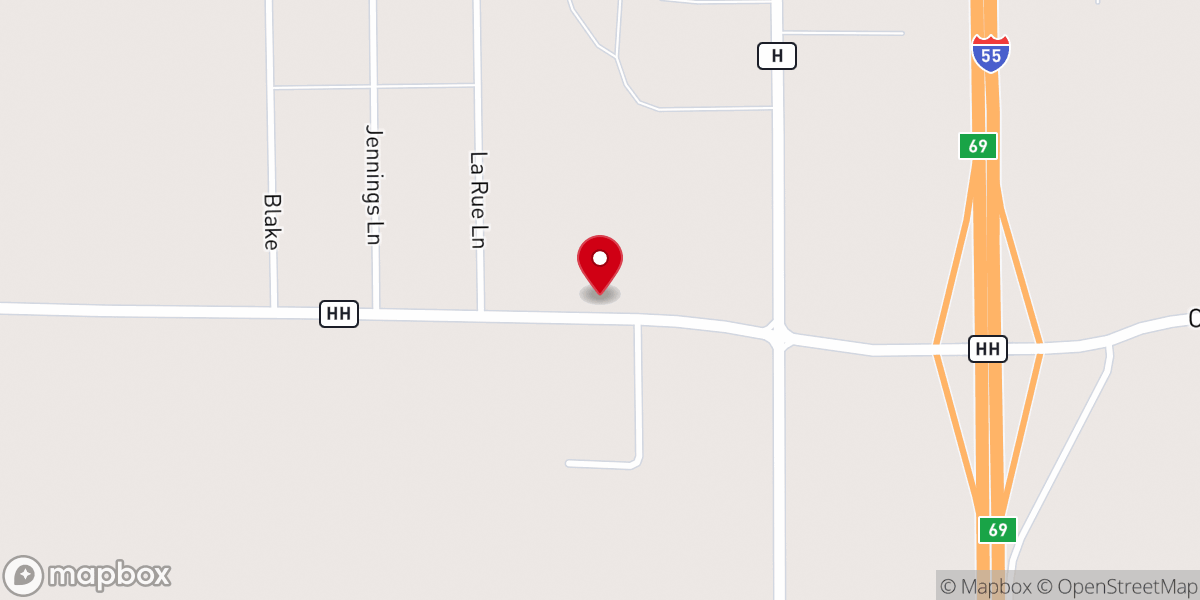 Map showing location of The Potters House