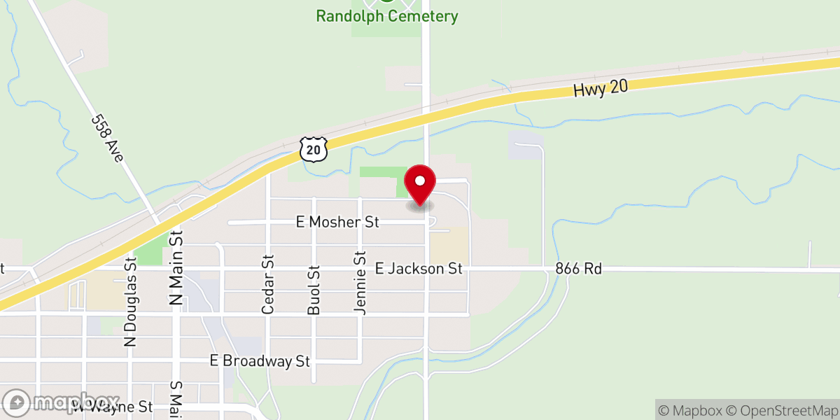 Map showing location of St Jane Frances de Chantal Church Office