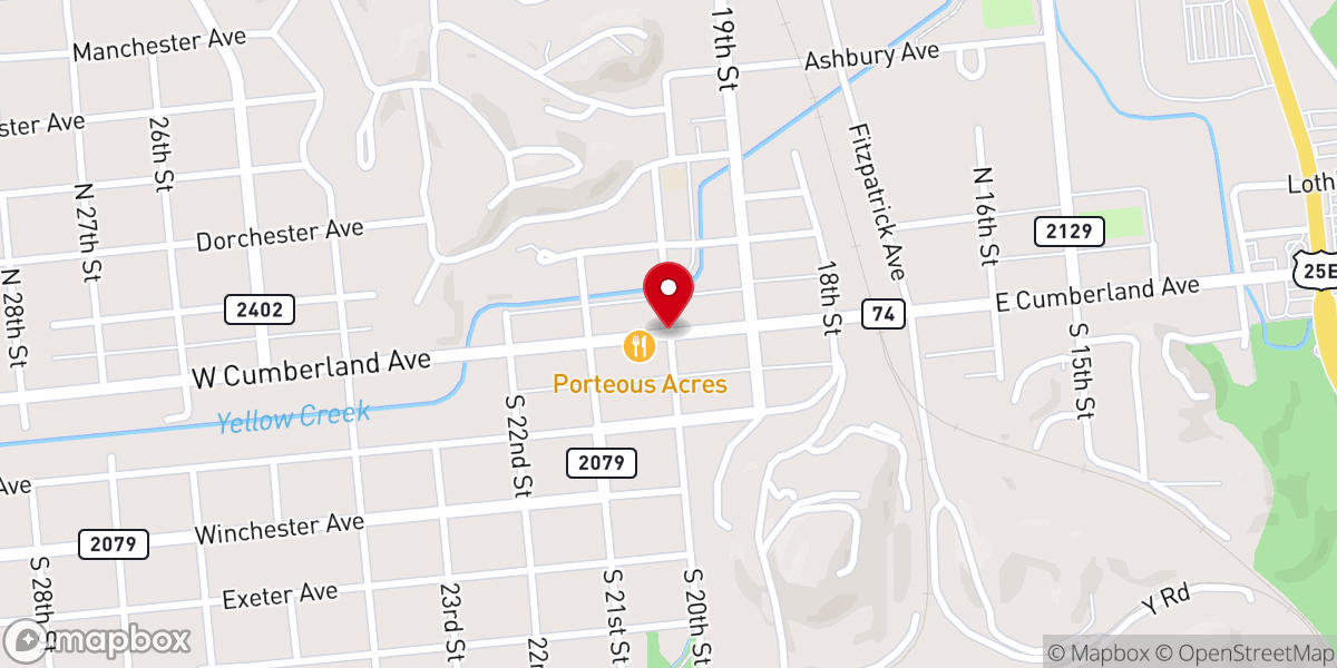 Map showing location of Cornerstone Family Worshp Center