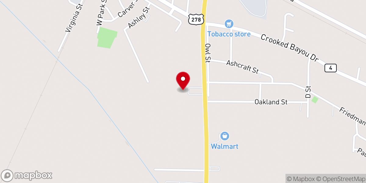 Map showing location of New Life Ministries Christian Center