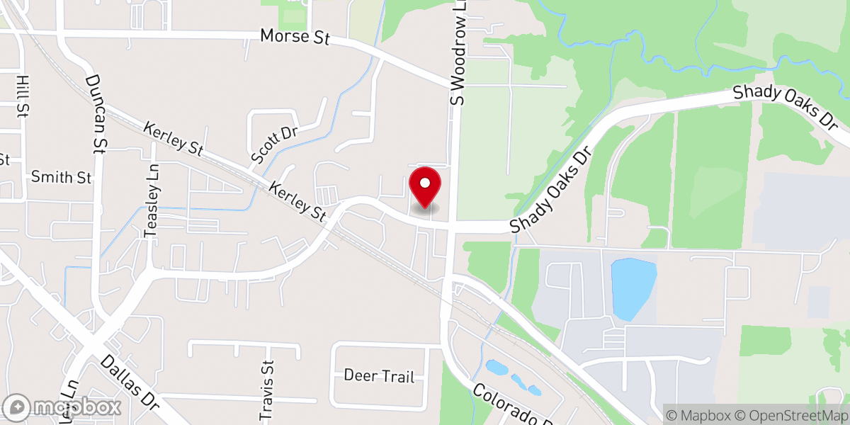 Map showing location of The Church At Pecan Creek