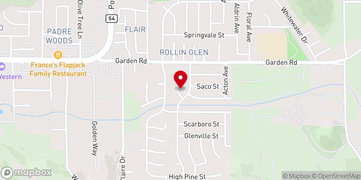 Map showing location of Reach for the Son Christian Fellowship