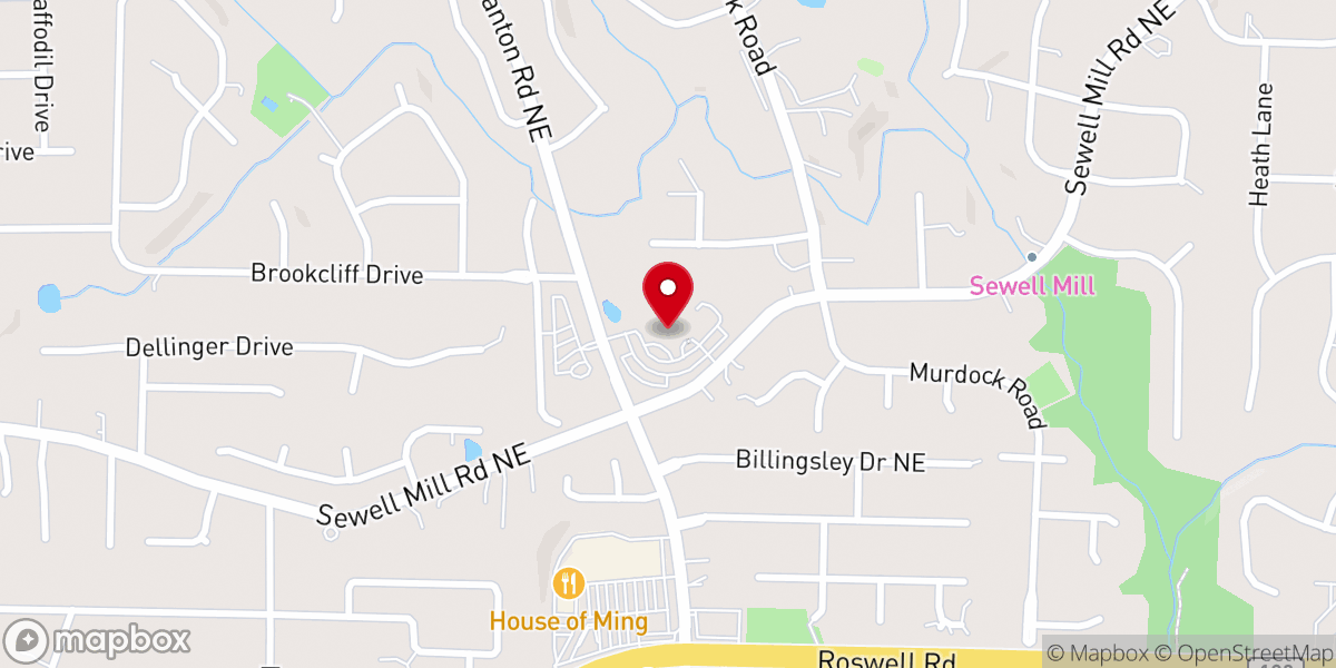 Map showing location of Eastminster Baptist Church