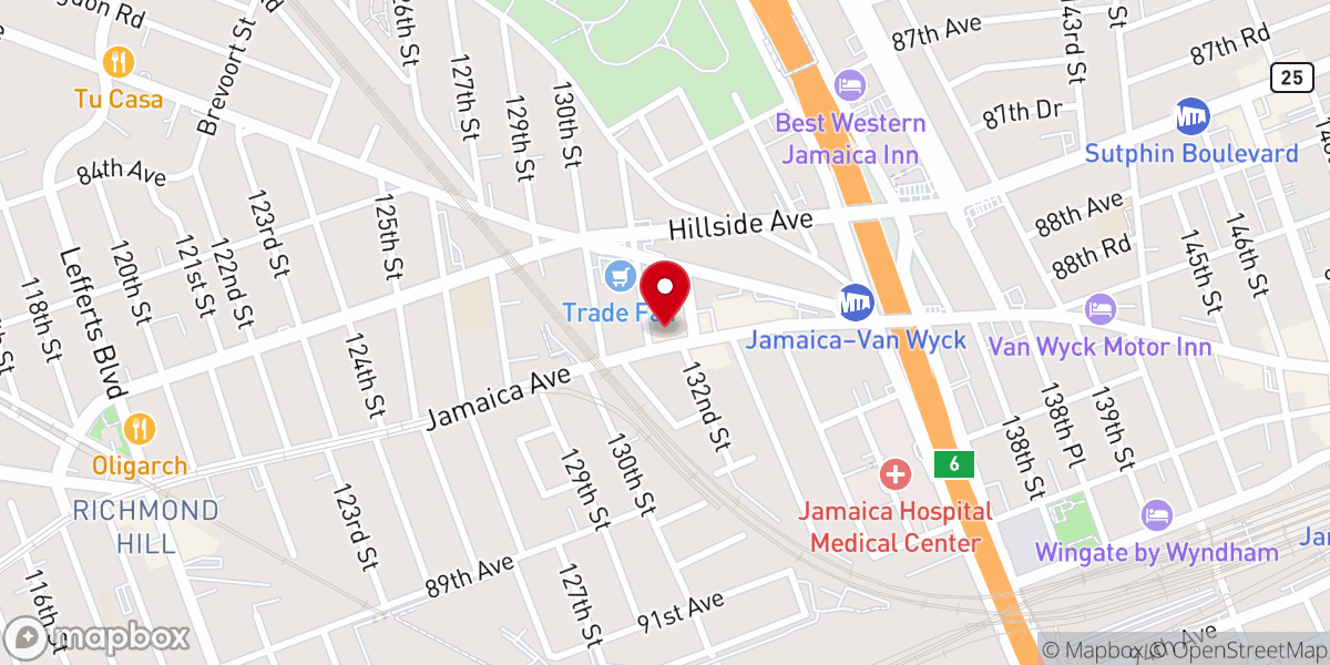 Map showing location of Woodhaven Church IPUL