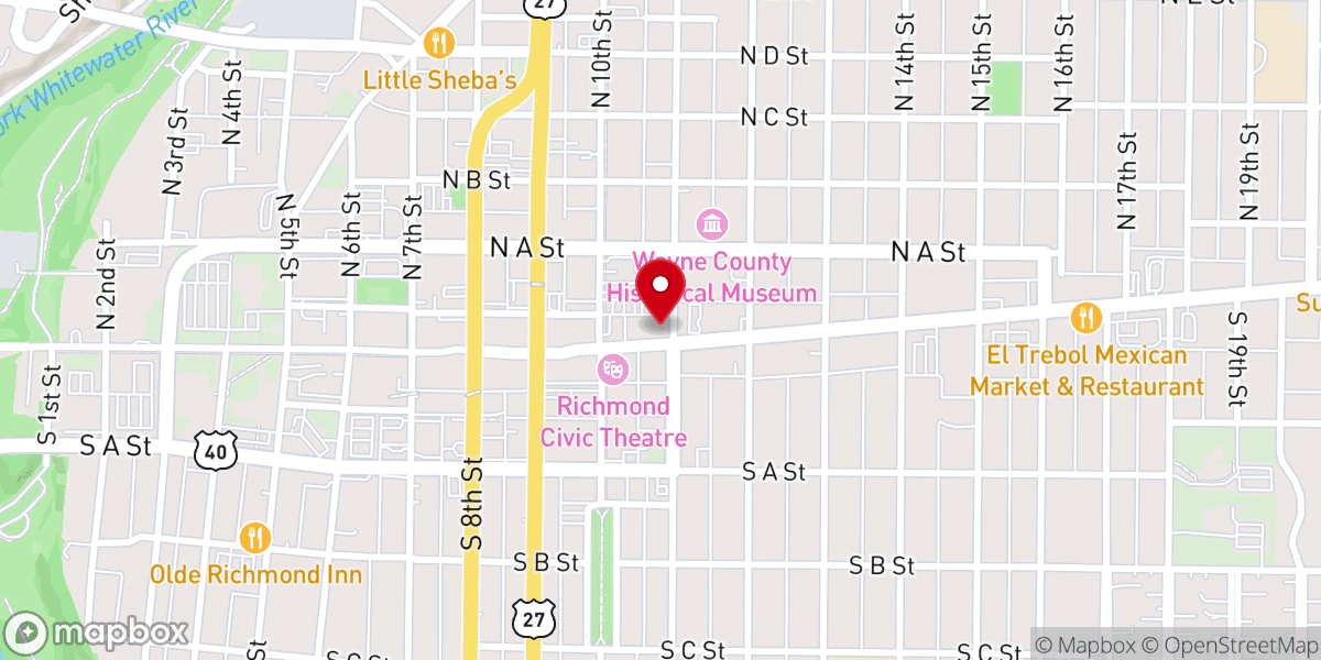 Map showing location of Hope Ministries Church Incorporated