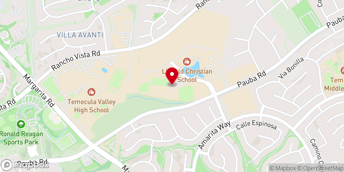 Map showing location of Providence Presbyterian Church
